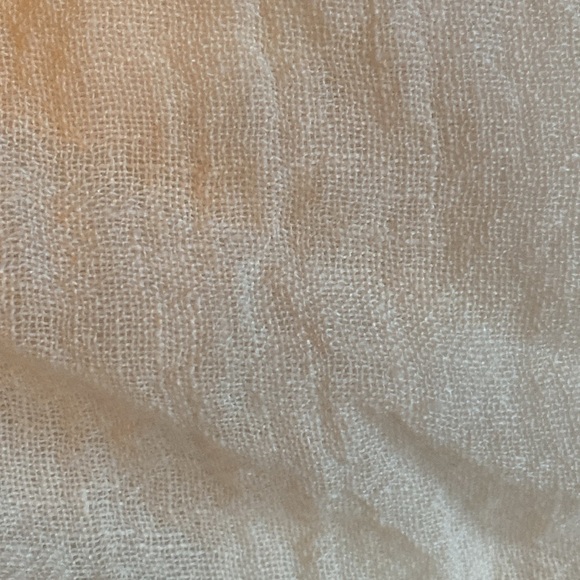 NWT. Massimo Dutti White Linen Blend Asymmetric Midi Slip Dress. Size L. - Picture 8 of 8